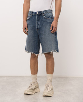 AGOLDE Anson blue denim shorts A6761371