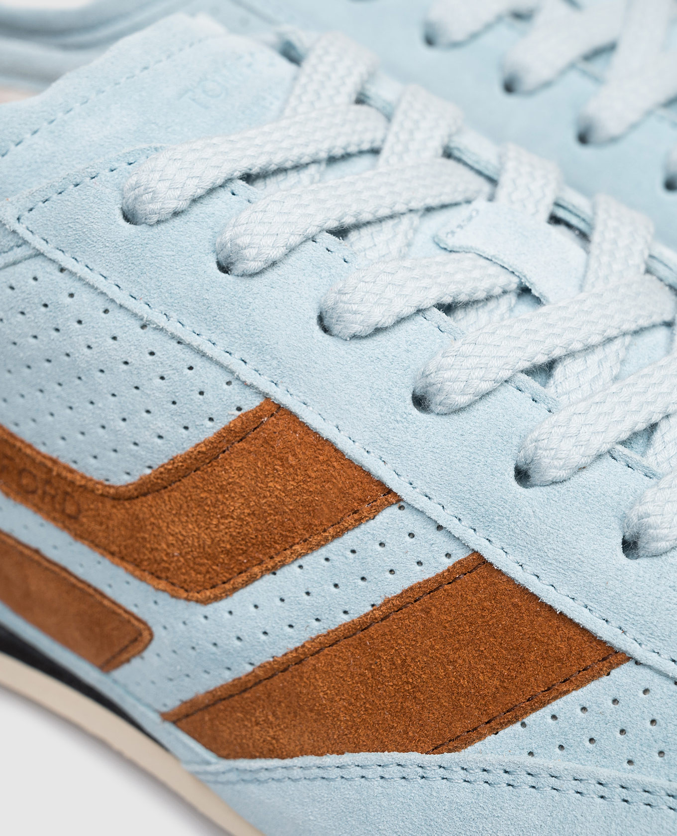 Brook blue suede sneakers Tom Ford 5