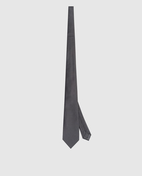 Stefano Ricci Luxury grey silk tie CCXG154005