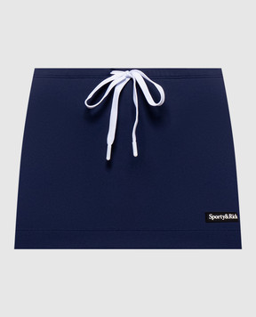 Sporty & Rich Blue skirt-shorts SK02885300BL106