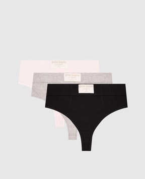 Palm Angels High-rise logo thong set PLA1UWBT06TR