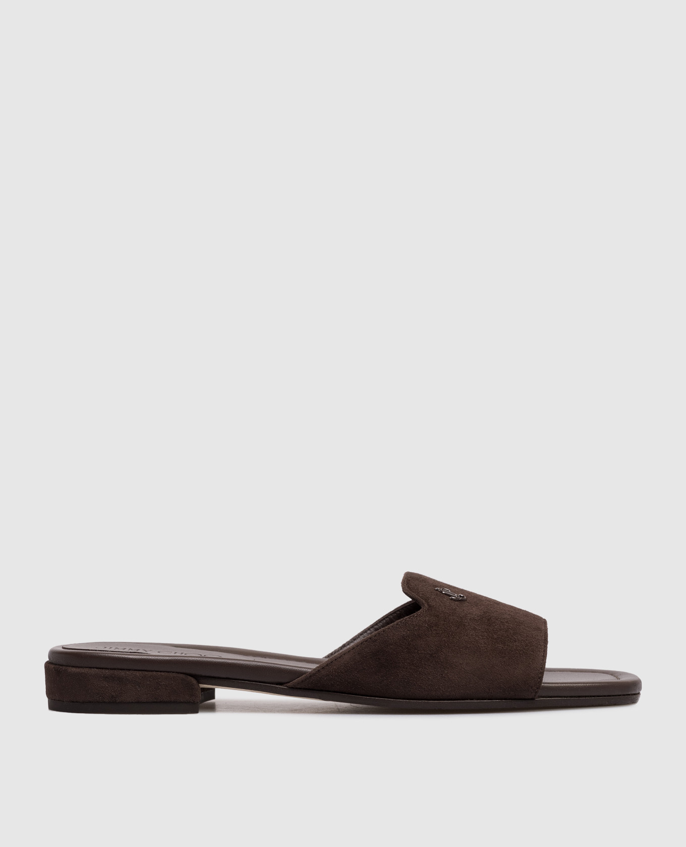 Dina brown suede flip-flops