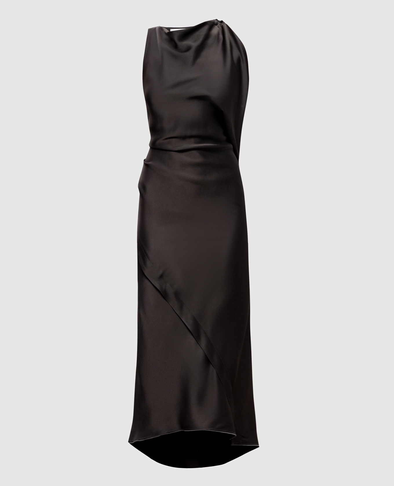 Brown midi dress Victoria Beckham