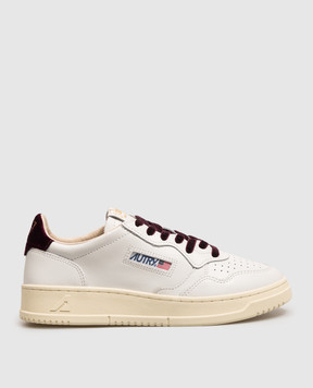 AUTRY White leather sneakers MEDALIST AULWVZ01