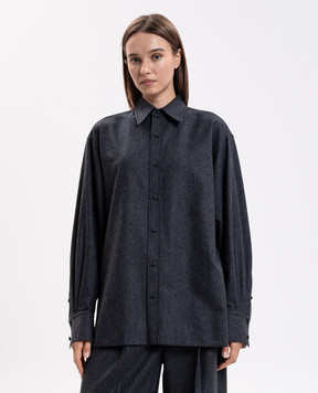 Carven Gray wool shirt 6262K21150