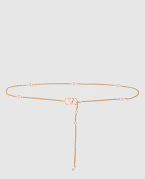 Valentino VLogo gold chain belt 9W2T0SY0VJT