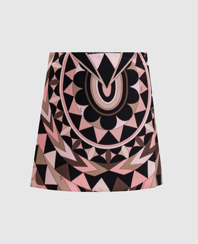 PUCCI Manuba printed silk skirt 6HRV376H771