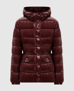 Moncler Barante burgundy down jacket L20931A00143597Z8