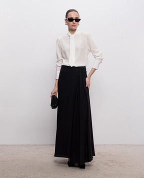 Alexander McQueen Ivory silk blouse A0002BQBADT
