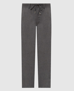 Castangia dal 1850 Gray wool pants EQ1063