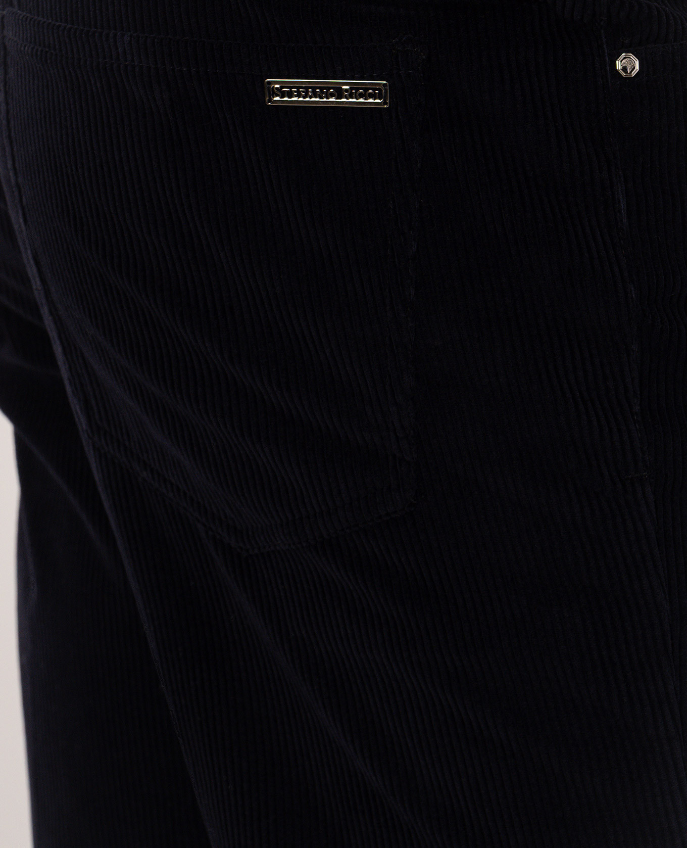 Blue corduroy pants Stefano Ricci 5