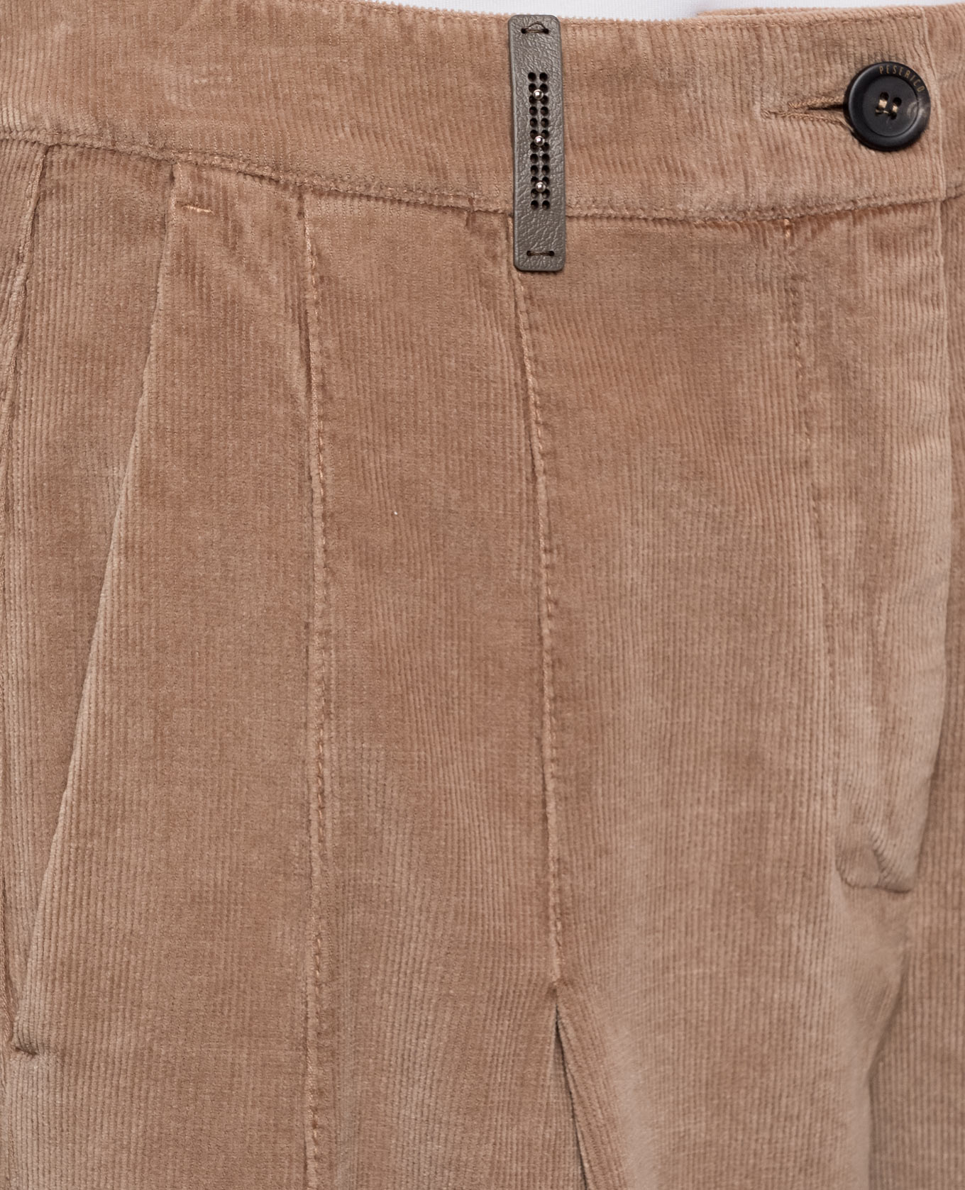 Beige corduroy pants Peserico 5
