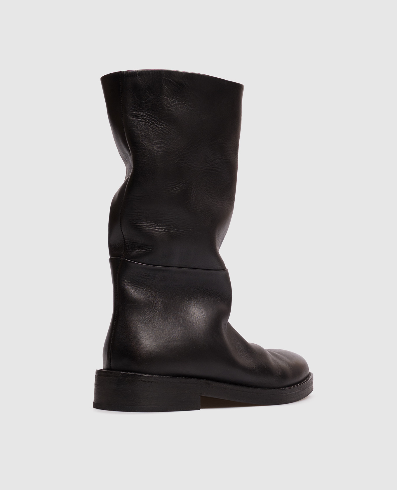 Black Tubetto leather boots Marsell 3
