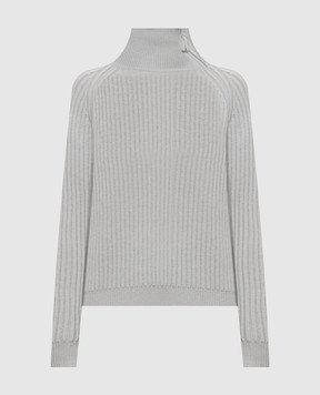 Allude Wool and cashmere sweater with zipper 26517621