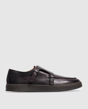 Doucal's Brown leather monks DU3583STEVUF188