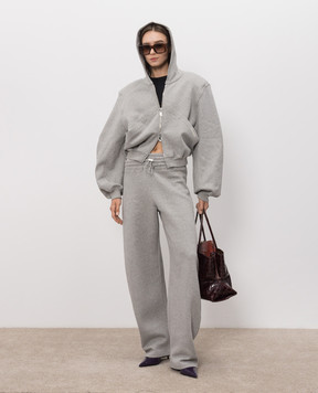 The Attico Grey insulated double-layer track pants 261WCP00319JJF003AA