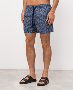 Pini Parma Blue printed swim shorts 6059471