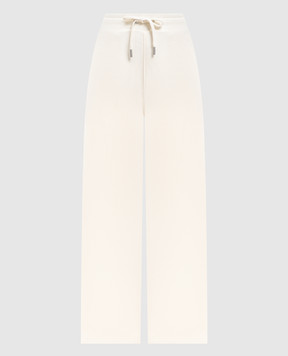 Ami Paris Ivory logo track pants UTR855747w