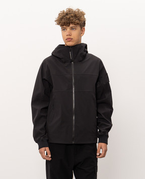 C.P. Company Metropolis Black jacket with hood LOW024A006578A