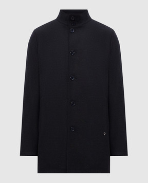 Stefano Ricci Blue cashmere coat MDJ63003405428