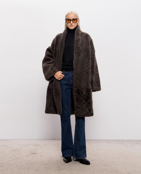 Tom Ford Brown sheepskin coat CPF719FUX164