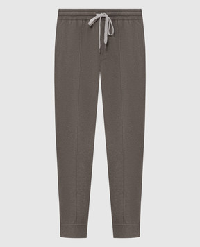 Brunello Cucinelli Grey cashmere joggers M2219209G