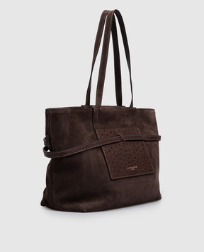 Gianni Chiarini Belty brown suede tote bag BS12696CMSTEMU