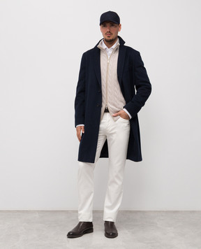 Pini Parma Blue wool coat COACBL