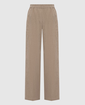 Brunello Cucinelli Beige corduroy pants MB178P9131