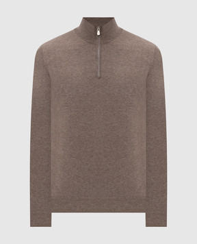Brunello Cucinelli Brown cashmere jumper M2200124