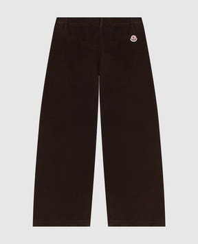 Moncler ENFANT Children's brown corduroy pants L29542A0000854APL