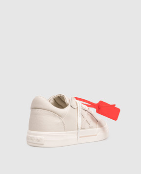 Off-White Beige Vulcanized sneakers OWIA288S26FAB001