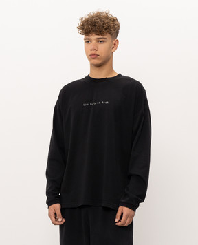Vetements Black longsleeve MH27LS198Bm