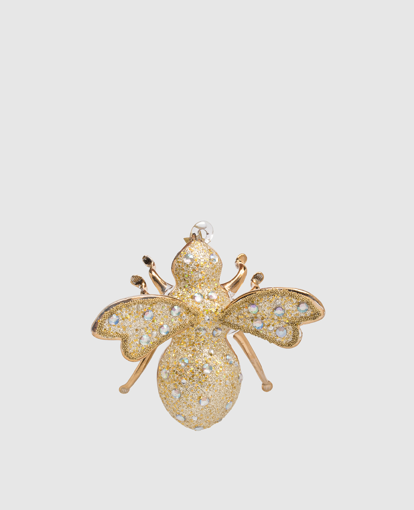 

Diamonds Bee Christmas tree toy with crystals Vondels, Golden