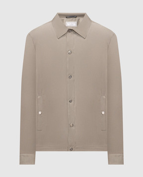 Brunello Cucinelli Khaki silk jacket MZ4216541