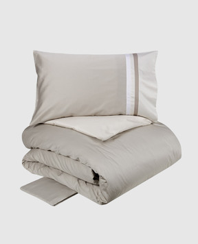 Fazzini Gray satin bedding set KUBRIC KBCCOCO240X220Q7