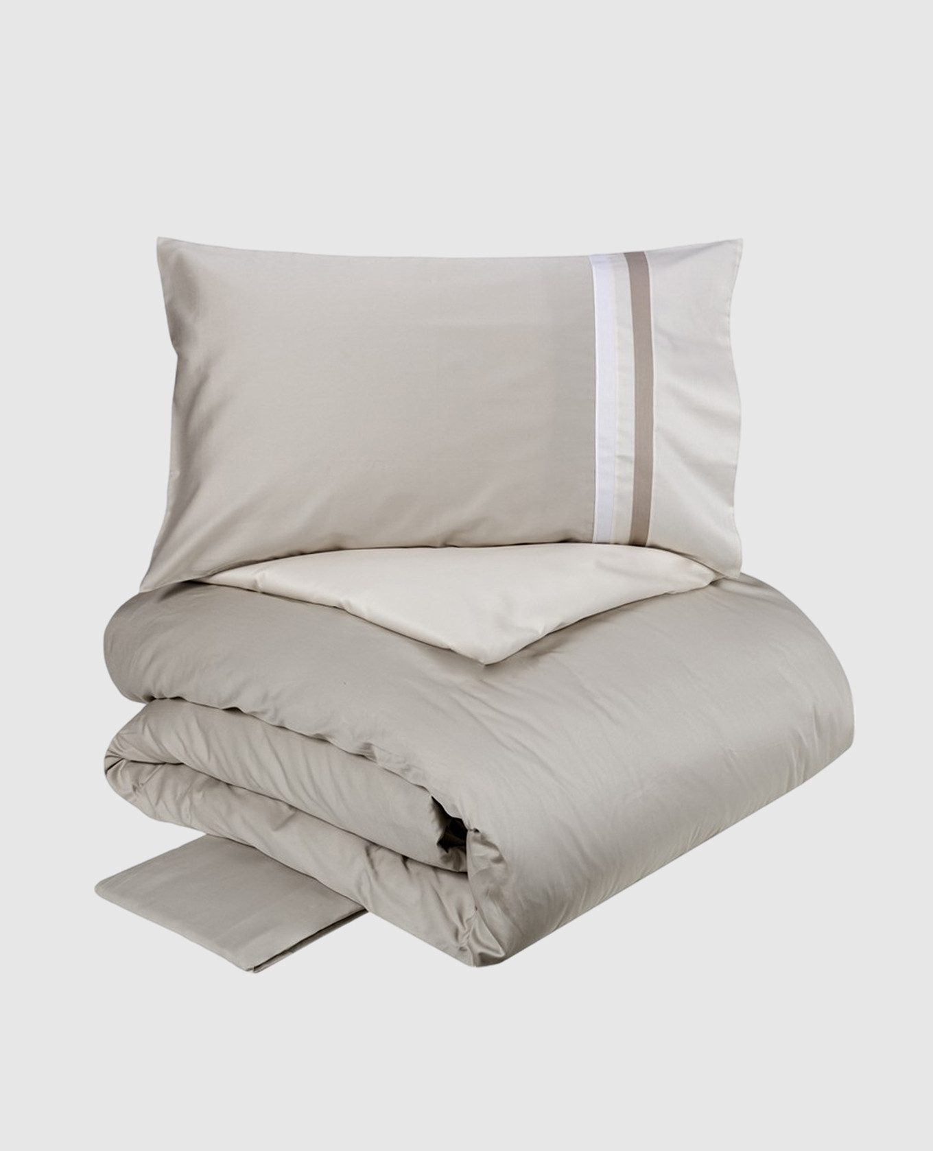 

Gray satin bedding set KUBRIC Fazzini, Grey