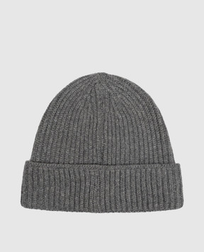 Doriani Cashmere Gray cashmere hat 142B10