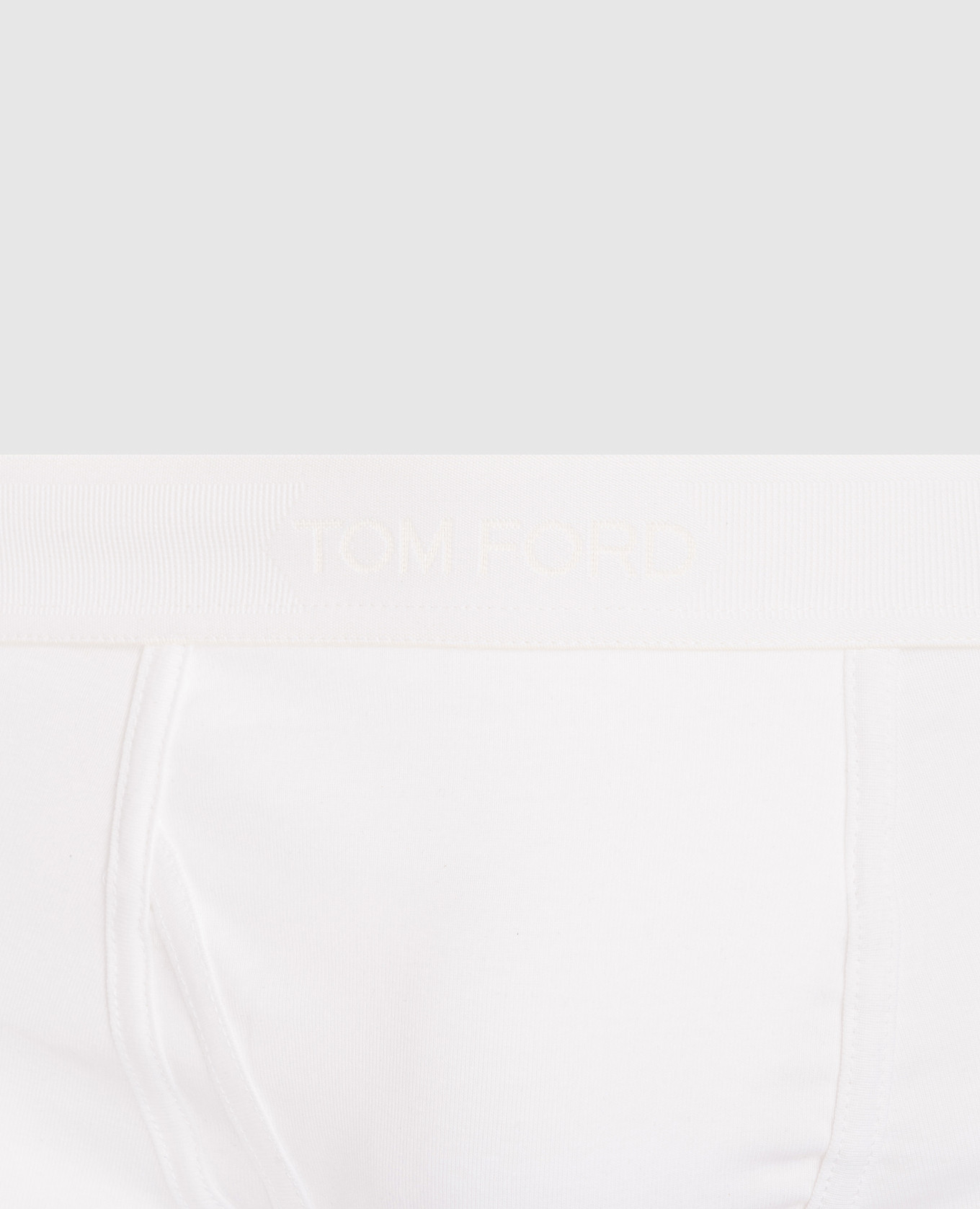 

White boxer briefs with logo pattern Tom Ford