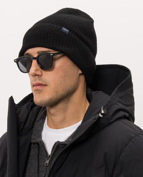 Woolrich Black hat with wool CFWOAC0331MBUF0659