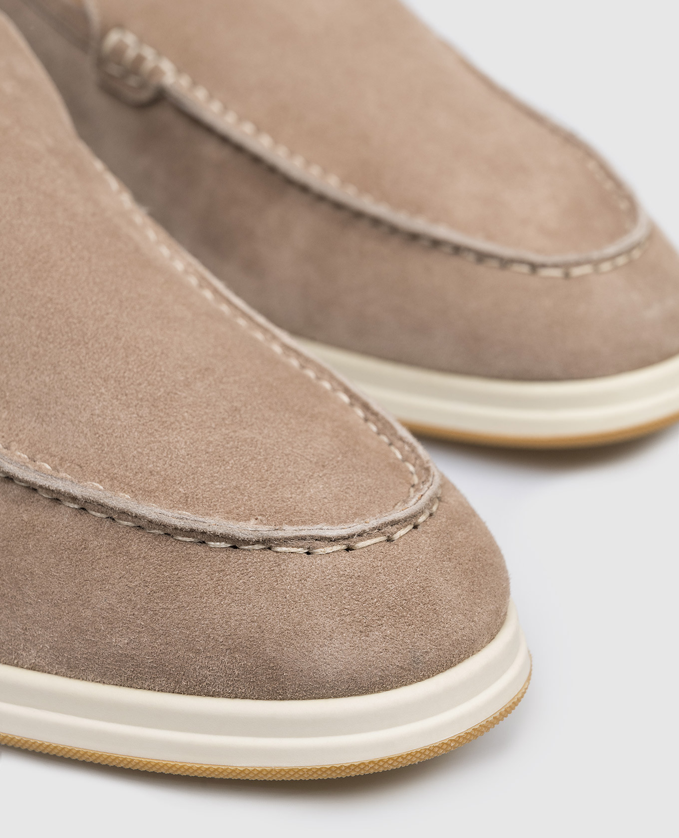 

Brown suede loafers Enrico Mandelli