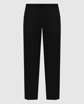 Kiton Black wool and cashmere pants UPN01K0145I