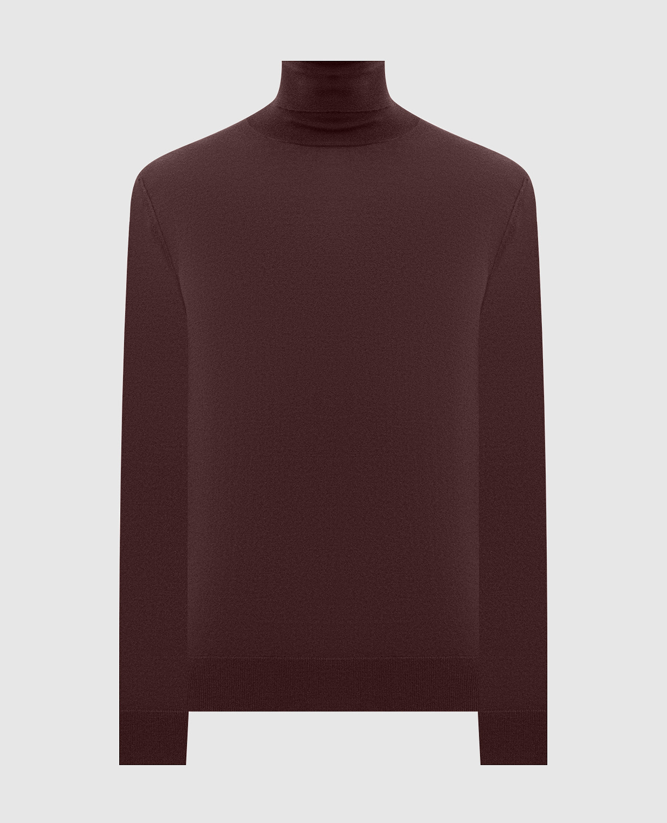 Burgundy cashmere turtleneck