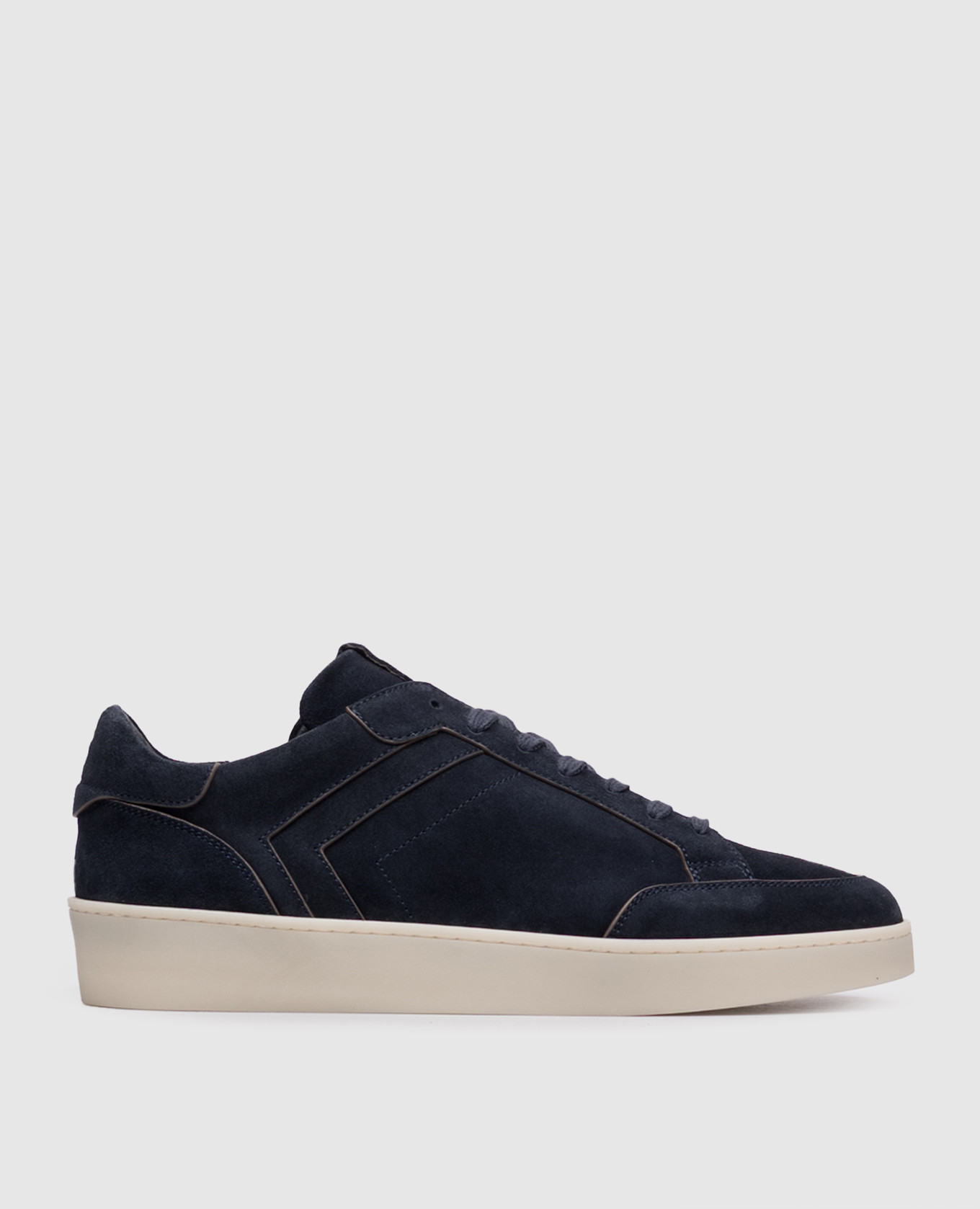 Blue suede sneakers Canali