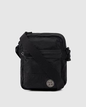 Stone Island Black bag with logo patch L2S159200015S0251