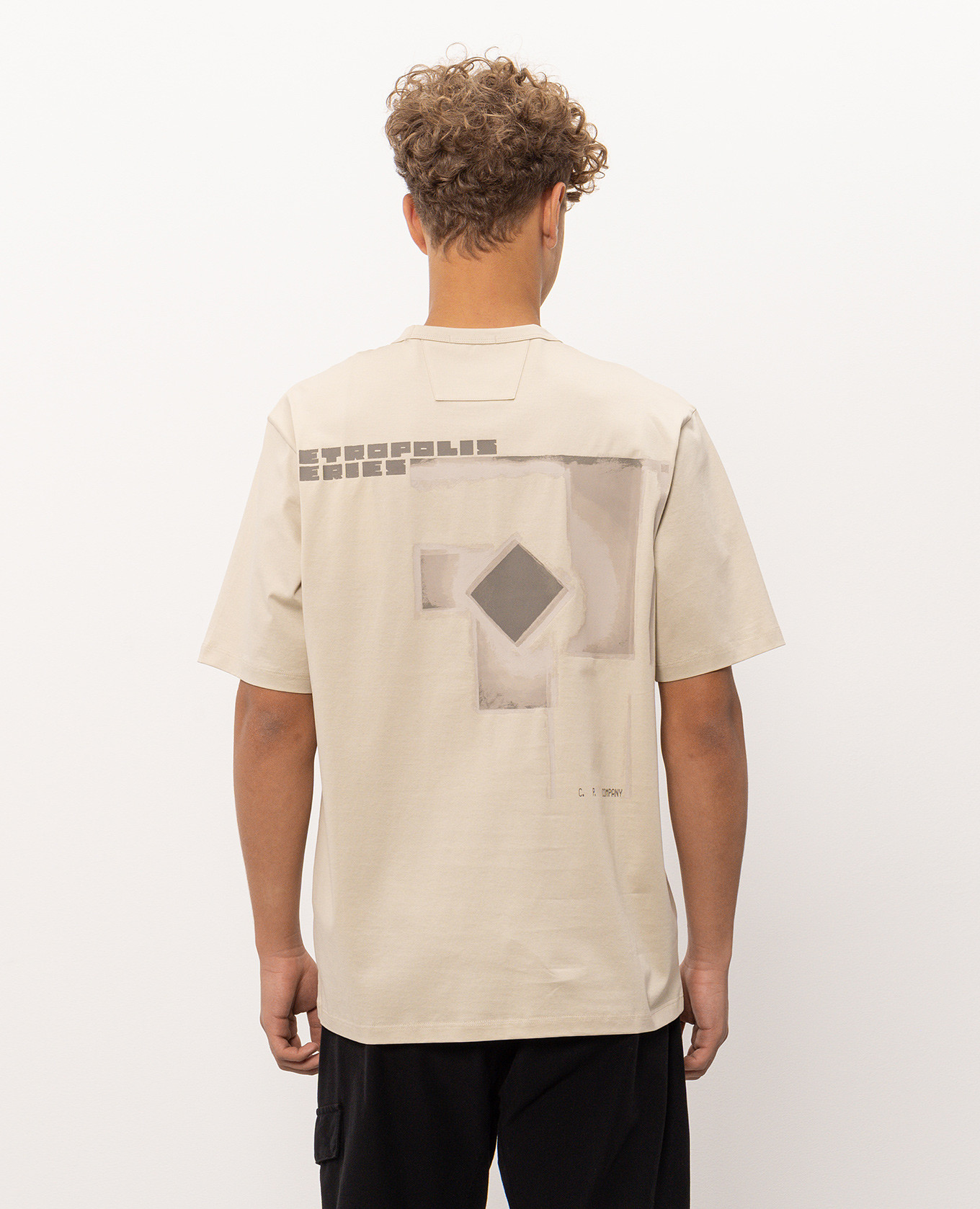 Metropolis Series beige t-shirt C.P. Company Metropolis 4