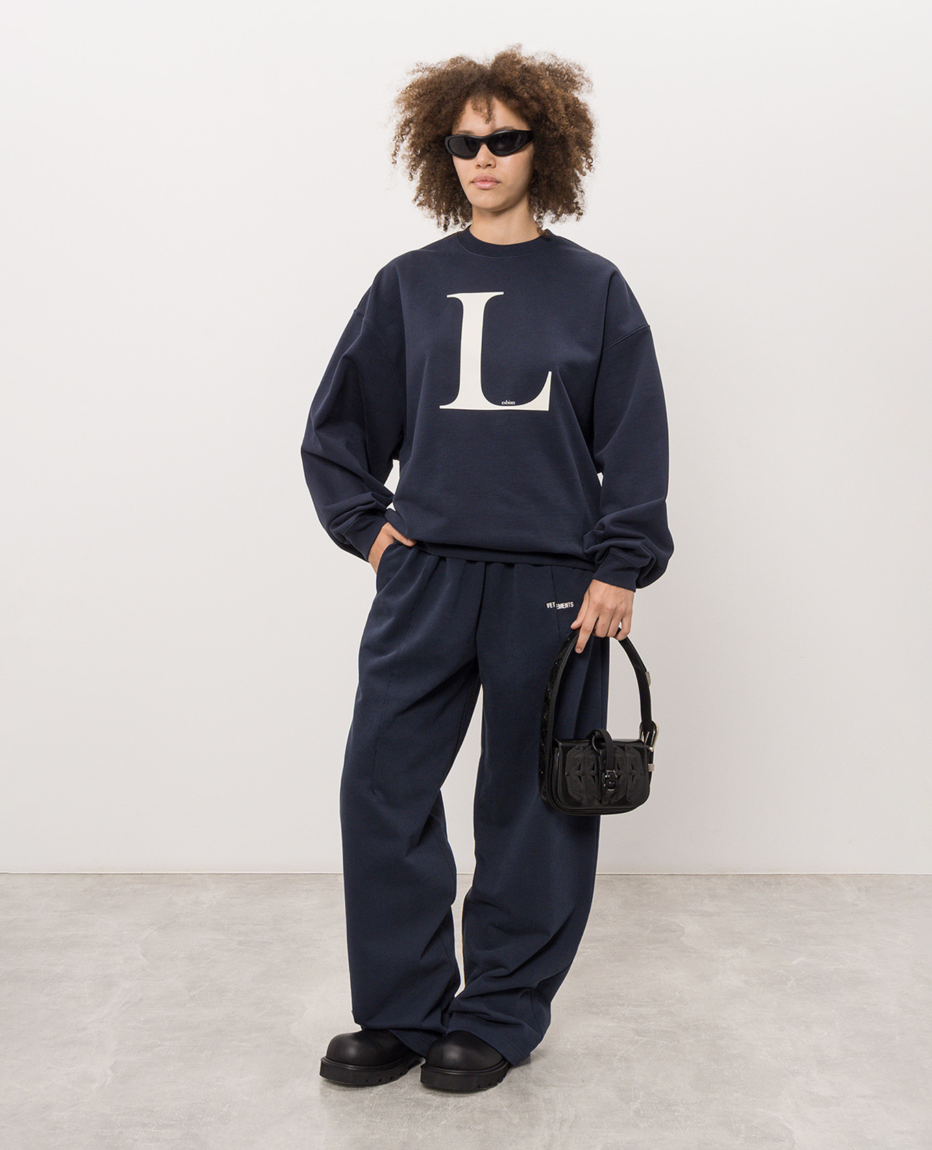 Blue sweatshirt with print Vetements 2