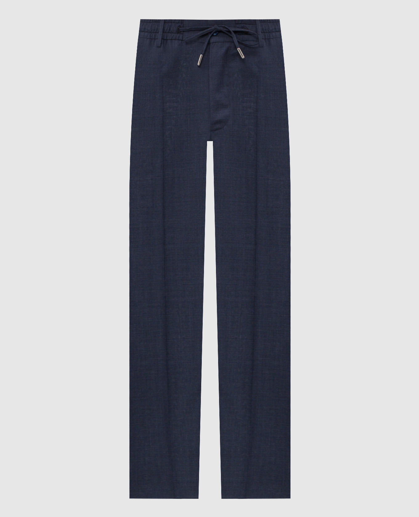 New Elton blue wool trousers