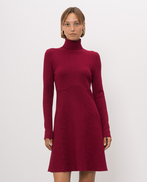 Twinset Burgundy mini dress 262AP3110