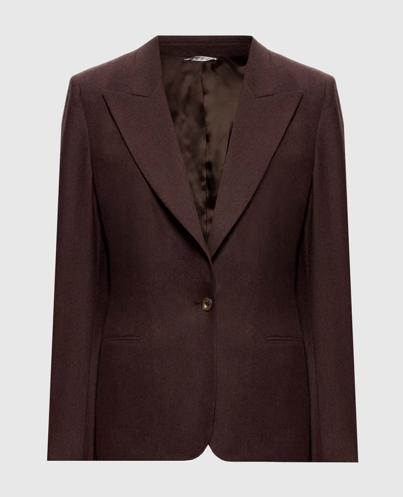 Airis brown wool and cashmere jacket